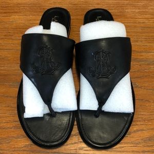 Lauren by Ralph Lauren black sandals size 8 1/2 B